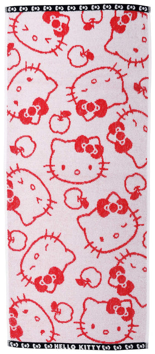 MARUSHIN Sanrio Face Towel Emotion Hello Kitty