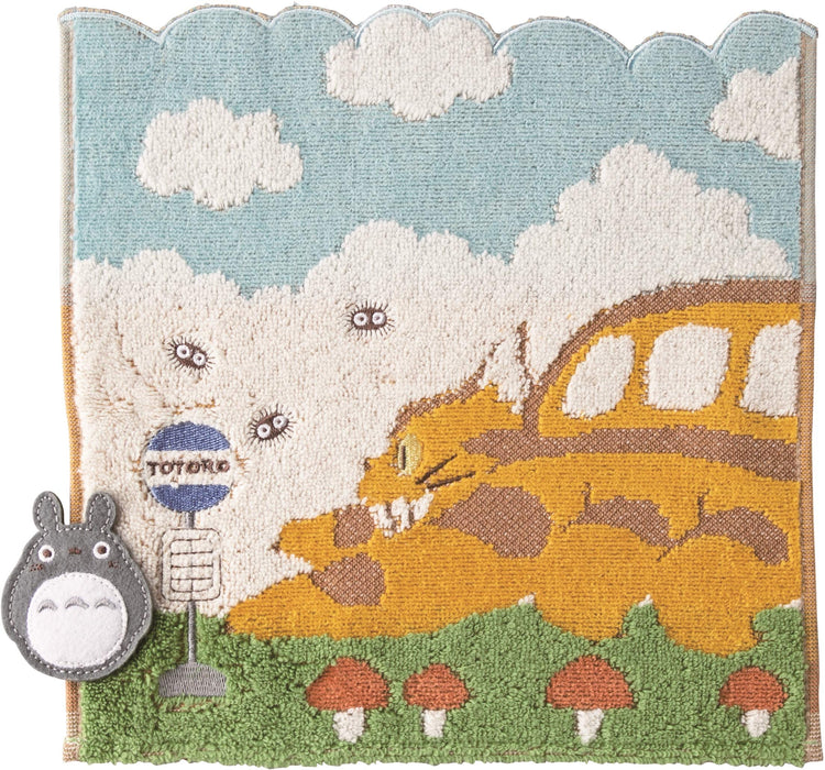 MARUSHIN Studio Ghibli Hand Towel My Neighbor Totoro Cat Bus And Totoro