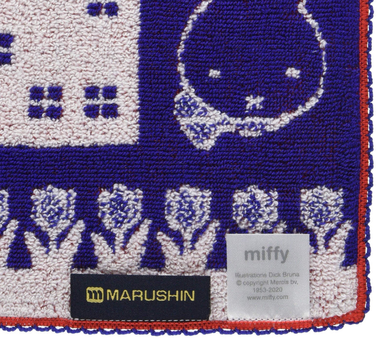 MARUSHIN Dick Bruna Miffy Mini Towel 'Dutch Motif'