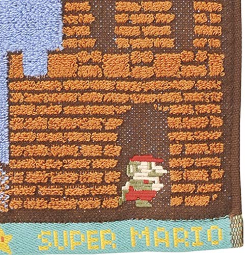 MARUSHIN Super Mario Stage Goal Mini-Handtuch