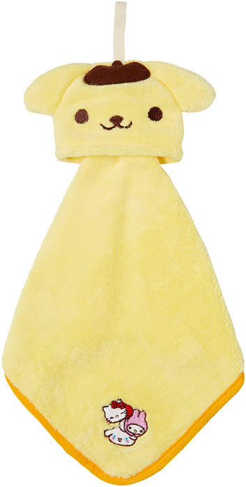 Marushin Loop Towel Micro Material Pom Pom Purin Mascot 9x15.5cm 25x25cm 3065013200