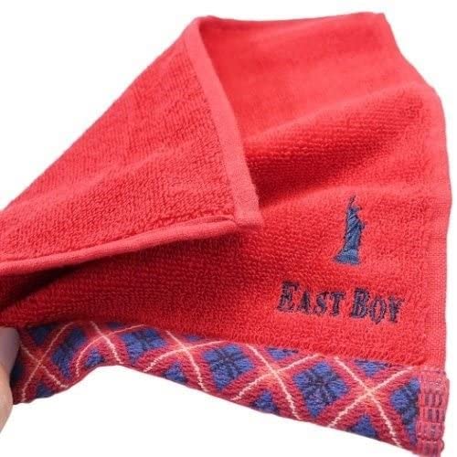 MARUSHIN East Boy 'Classical Check' Mini Towel Red