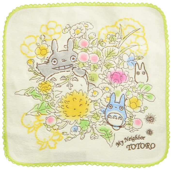 MARUSHIN My Neighbor Totoro Full Embroidery Mini Towel Spring Bouquet