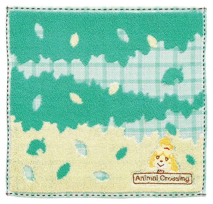 MARUSHIN Animal Crossing: New Horizons Mini Towel Leaf Green
