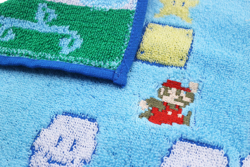 MARUSHIN Super Mario Mini Towel Cloud Stage