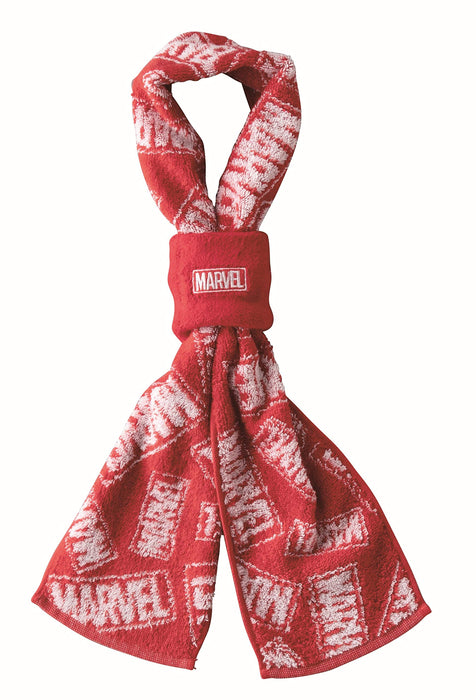 MARUSHIN Marvel Scarf Serviette Avec Bracelet Rouge