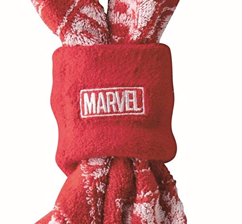 MARUSHIN Marvel Scarf Serviette Avec Bracelet Rouge