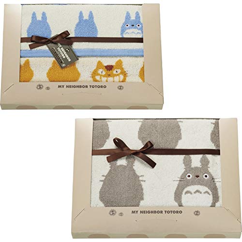 Towel Gift Set Totoro Silhouette N Wt1P Ft1P And Bt1P My Neighbor Totoro