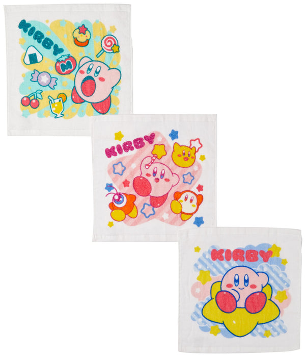 MARUSHIN Kirby Handtuch Set 3tlg 'Waku Waku Kirby'