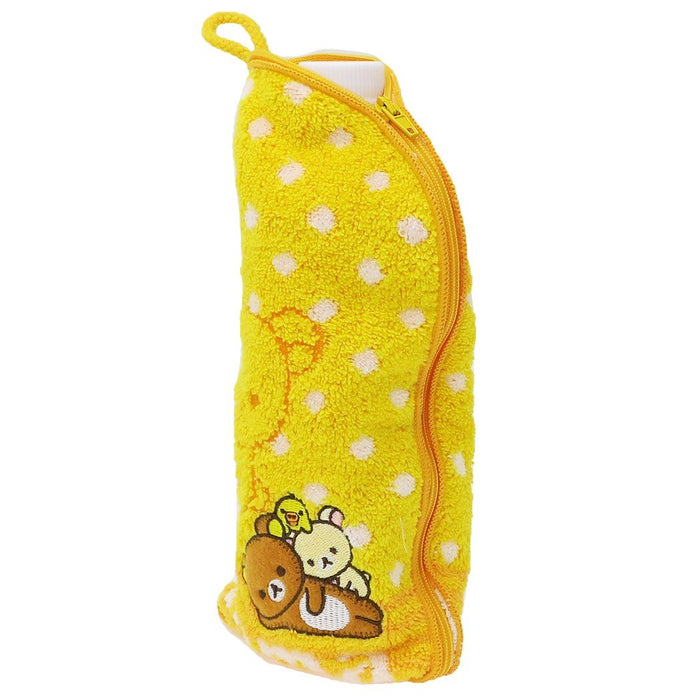 MARUSHIN Rilakkuma 'Happy Life Yellow' Towel With Zipper