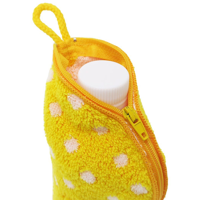 MARUSHIN Rilakkuma 'Happy Life Yellow' Towel With Zipper