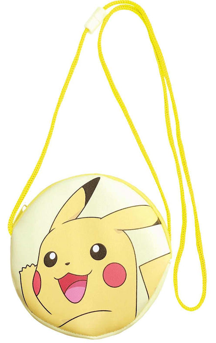 Maruyoshi Pokemon Pikachu Kids Pu Neck Pouch Pochette Japan
