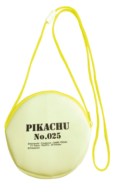 Maruyoshi Pokemon Pikachu Kids Pu Neck Pouch Pochette Japan