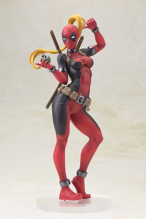 Marvel Bishoujo Lady Deadpool 1/7 Pvc Figure Kotobukiya Japan