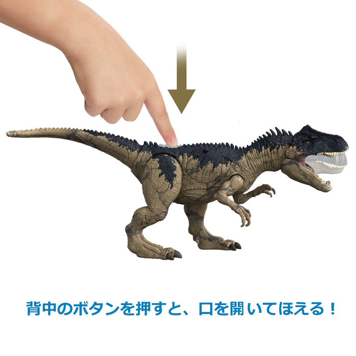 Matel Jurassic World Hfk06 New Ruler Damage Beige Japanese Action Figures Dinosaur Models