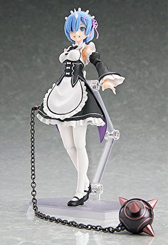 figma レム 346 Re:ゼロ Max Factory Figma 346 Rem Figure from Rezero Anime Collectible