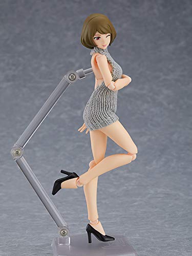Max Factory Figma Styles Female Body Chiaki Backless Sweater Figure Japan- Japan Figure Store - #1 Bring To You The Best Japanese Goods