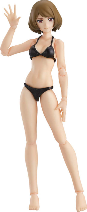 Max Factory Figma Figma Styles Maillot de Bain Corps Féminin [Chiaki] Non-Scale Abs Pvc Peint Figure Mobile