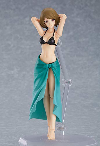 Max Factory Figma Figma Styles Maillot de Bain Corps Féminin [Chiaki] Non-Scale Abs Pvc Peint Figure Mobile