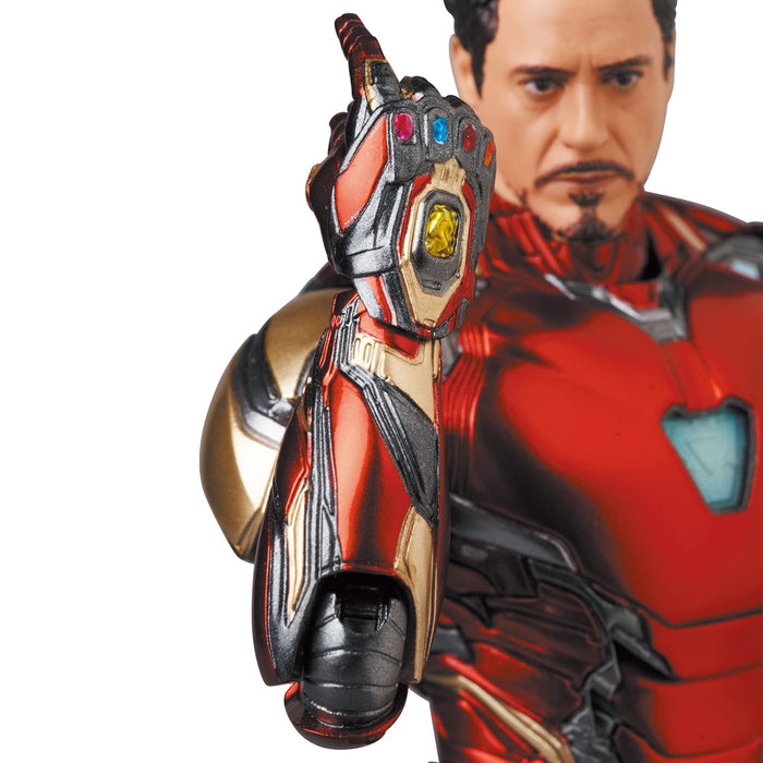 Medicom Toy Mafex No.136 Iron Man Mark85 Endgame Ver. Iron Man Mark 85 Endgame Version Hauteur environ 160 mm Figurine peinte