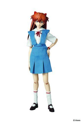 Medicom Toy Rah 502 Shikinami Asuka Langley Schuluniform Ver. Figur
