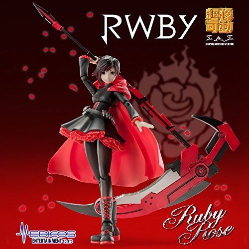 Medicos Entertainment Super Figure Statue Rwby Ruby Rose Figure