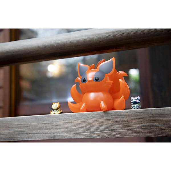 Figurine Megahouse Naruto Shippuden Nyan et Big Nyaruto Kurama en PVC 100 mm