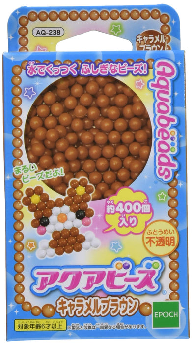 Epoch Aquabeads Toy - Caramel Brown AQ-238 with Sticker for Age 6 & Up