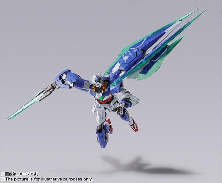 Metal Build Gundam Gnt-0000 00 Figurine articulée Qant Bandai