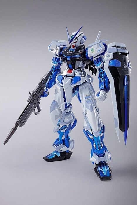 Metal Build Gundam Seed Astray Blue Frame Vollwaffen-Actionfigur Bandai