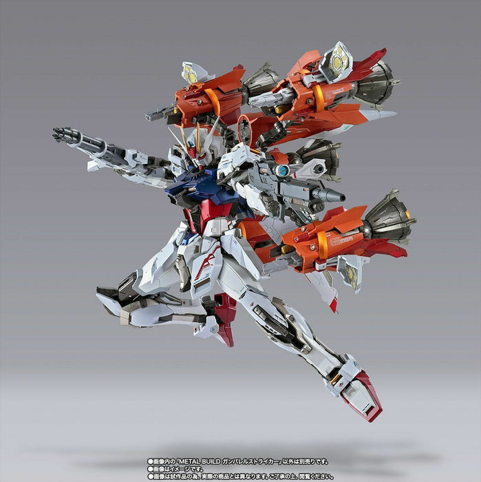 Metal Build Gundam Seed Gunbarrel Striker For Aile Strike Gundam Figure Bandai