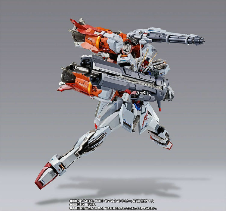 Metal Build Gundam Seed Gunbarrel Striker For Aile Strike Gundam Figure Bandai