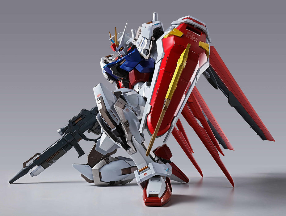 BANDAI Metal Build Gundam Seed Aile Strike Gundam Figure