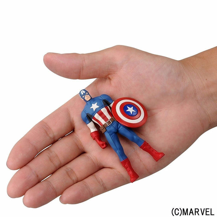Figurine en métal Collection Metacolle Marvel Captain America Takara Tomy Japon