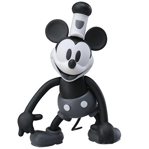 Figurine en métal Collection Metacolle Mickey Mouse Steamboat Willie Takara Tomy