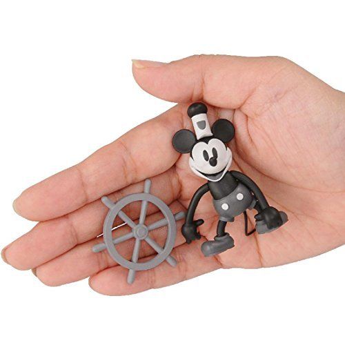 Metal Figure Collection Metacolle Micky Maus Steamboat Willie Takara Tomy