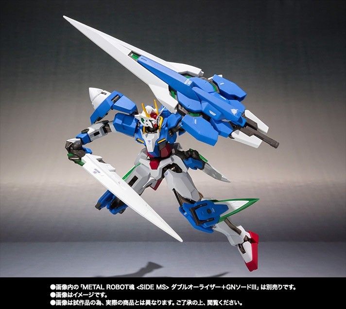 Metal Robot Spirits Side Ms Gundam 00 Xn Raiser + Set de sept pièces d'épée Bandai