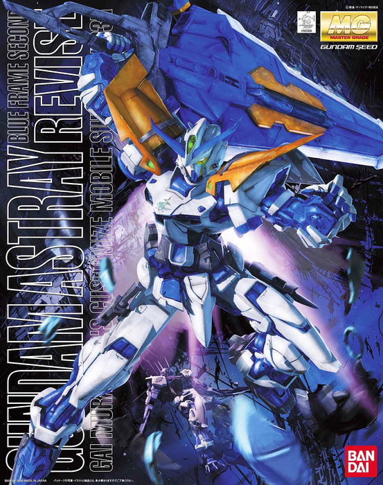 BANDAI Mg 609984 Gundam Astray Blue Frame Zweite Überarbeitung Bausatz im Maßstab 1:100