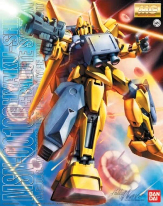 BANDAI Mg 341129 Gundam Msn-00100 Hyaku-Shiki + Ballute System Bausatz im Maßstab 1/100