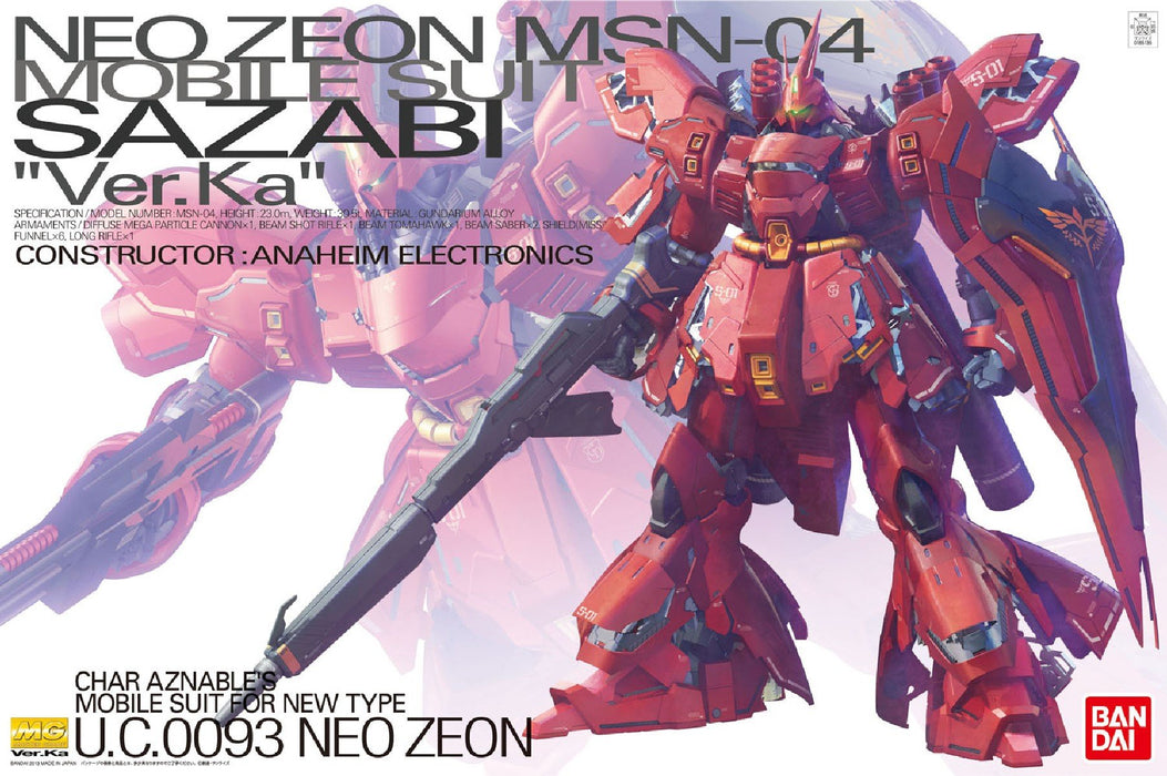 Bandai Spirits MSN-04 Sazabi Ver.Ka Gundam Char's Counterattack 1/100