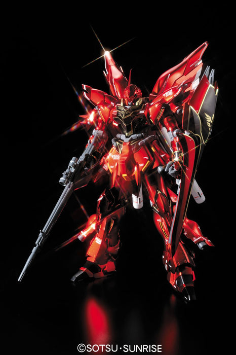 BANDAI Mg 620514 Gundam Msn-06S Sinanju Versionka Finition Titane Kit Échelle 1/100