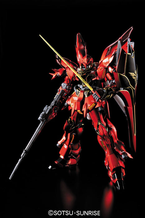 BANDAI Mg 620514 Gundam Msn-06S Sinanju Versionka Finition Titane Kit Échelle 1/100