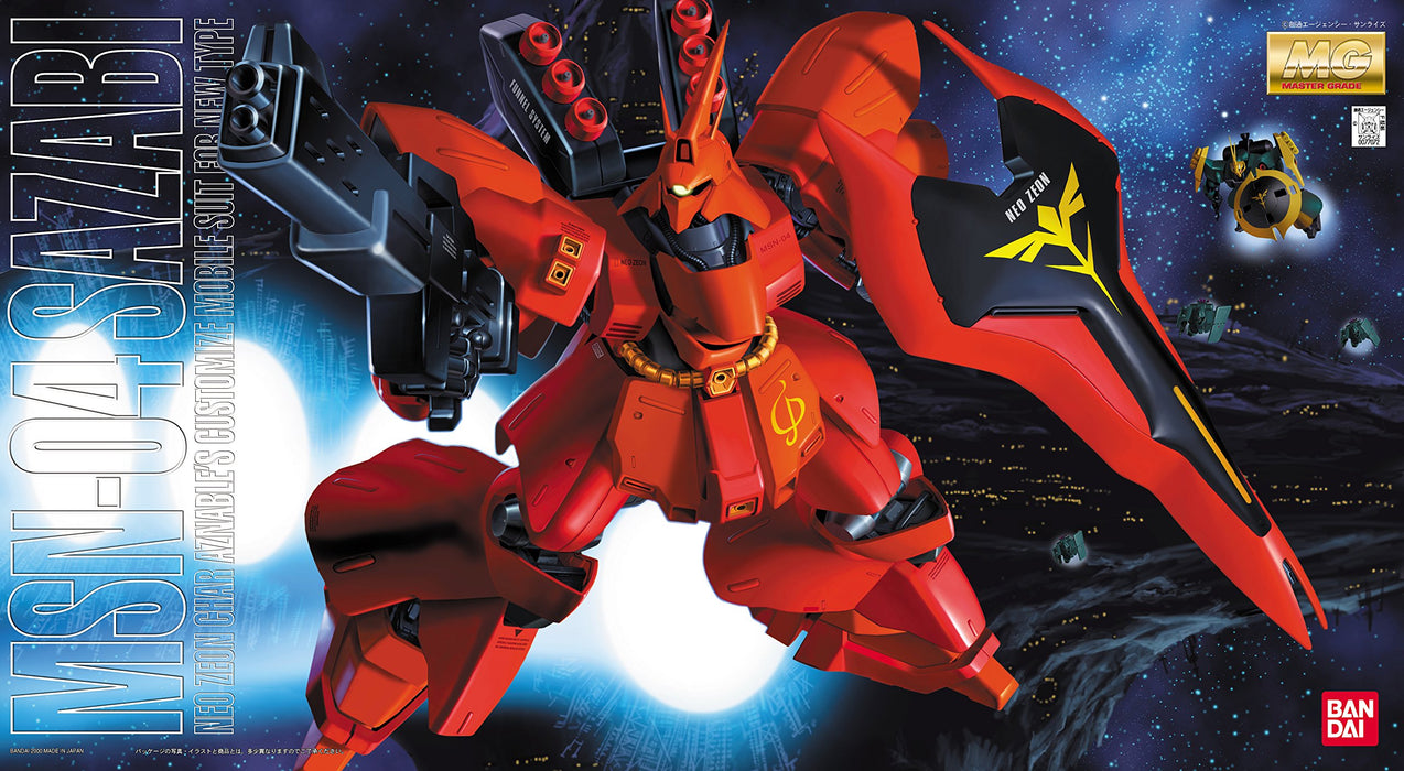Mg 1/100 Neo Zeon Newtype Mobile Suit Msn-04 Sazabi (Mobile Suit Gundam: Char&S Counterattack)