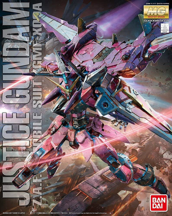 BANDAI Mg 163824 Justice Gundam Gundam Seed 1/100 Scale Kit