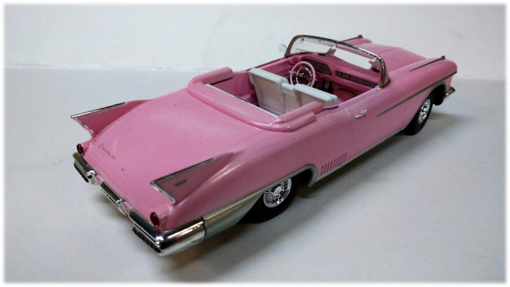 ARII 1/24 1958 Cadillac Eldorado Rose Open Plastic Model