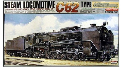 ARII 356029 Japanese Steam Locomotive Type C62 1/50 Scale Kit Microace