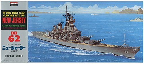 ARII -10 618103 Uss Battleship New Jersey Bb-62 Kit échelle 1/600 Microace