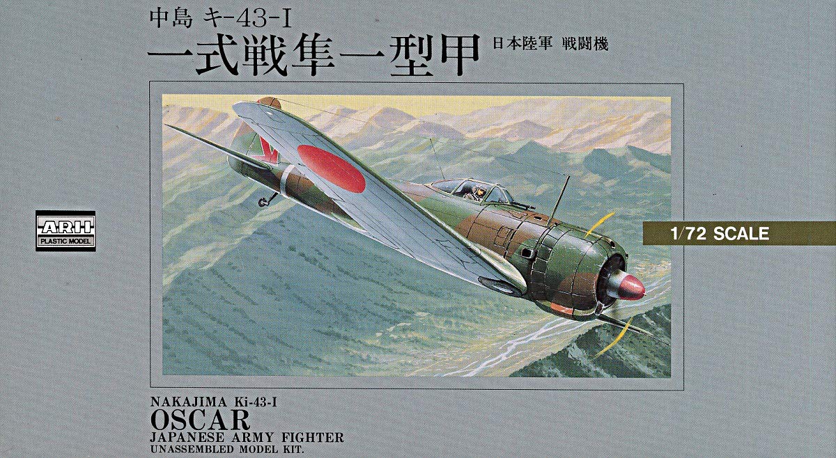 ARII 320013 Kit de combat de l'armée japonaise Nakajima Ki-43-1 Oscar 1/72 Microace