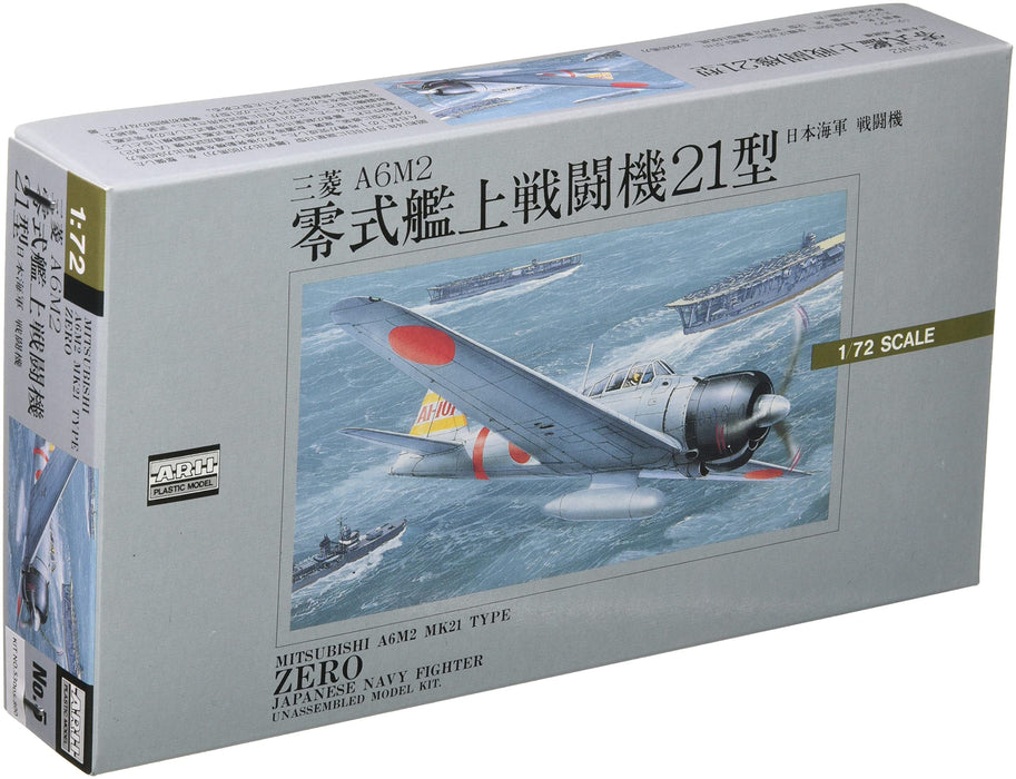 ARII 320051 Japanese Navy Mitsubishi A6M2 Zero 1/72 Scale Kit Microace
