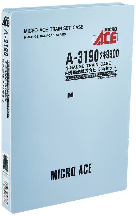 Micro Ace N Gauge Taki 9900 Domestic And Foreign Transportation Co., Ltd. Ensemble de 8 voitures A3190 Modèle de wagon de marchandises